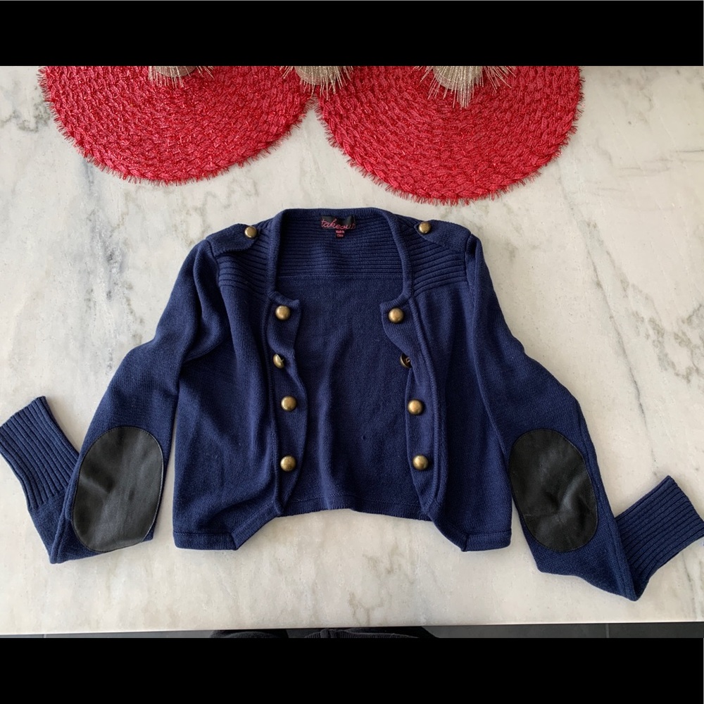 Juniors sweater cardigan